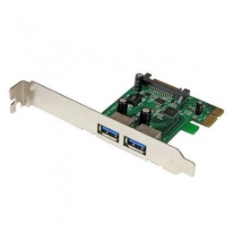 StarTech CC PEXUSB3S24 2Port PCIE USB3.0 Card Adapter w UASP SATA Power Retail [Item Discontinued]