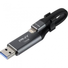 PNY 128GB DUO LINK USB 3.0 [Item Discontinued]