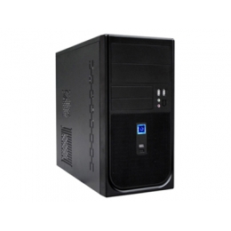 Winsis Case PN02 Mini Tower 2/2/(2) USB Audio 500W Power Supply microATX Black [Item Discontinued]