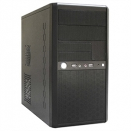 Winsis Case PN05 Mini Tower 2/2/(2) USB HD Audio 500W Power Supply Micro-ATX Black [Item Discontinued]