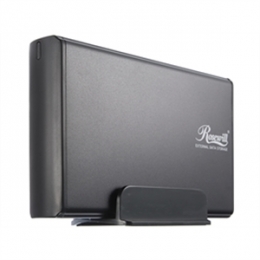 Rosewill Storage RX35-AT-SC Black Full Aluminum Cover Metal Tray 3.5inch USB2 eSATA Enclosure Retail [Item Discontinued]