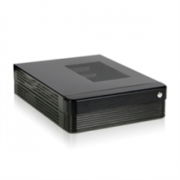 iStarUSA Case S-0312-DT Mini-ITX 1x2.5inch 1x5.25inch 120W PSU USB Audio Black [Item Discontinued]