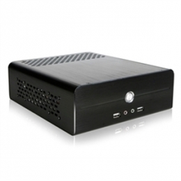 iStarUSA Case S-0812-DT Mini-ITX 2x2.5inch 1x3.5inch 120W Power Supply USB Audio Retail [Item Discontinued]