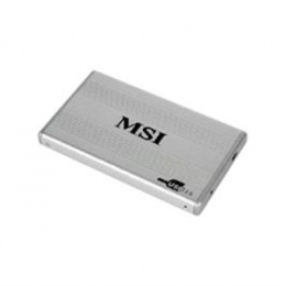 MSI Aluminum USB 2.0 Hard Drive Enclosure for 2.5 IDE/ATA Hard Drive Retail [Item Discontinued]