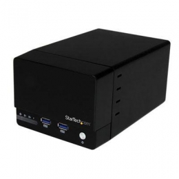 Startech Storage S352BU33HR USB3.0 Dual 3.5inch SATAIII HD RAID Enclosure with USB Hub and UASP Reta [Item Discontinued]