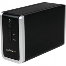 StarTech Storage SAT3520U3SR 2Bay 3.5inch USB3.0 Dual Bay SATA Hard Drive Enclosure Retail [Item Discontinued]