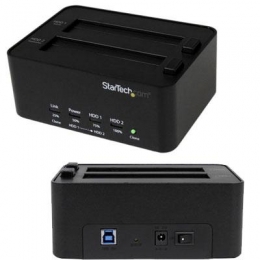 StarTech SATDOCK2REU3 USB3.0 to 2.5 3.5 SATA Hard Drive Docking Station RTL [Item Discontinued]