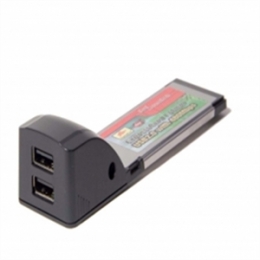 SYBA I/O Cards SD-EXPC34-2U ExpressCard 34mm 2-Port USB 2.0 Retail [Item Discontinued]