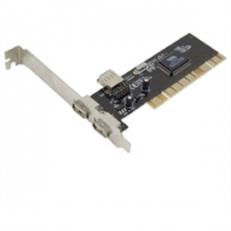 SYBA Controller Card SD-VIA-2UH 3Port USB 2+1Port with Header PCI Card Retail [Item Discontinued]