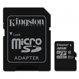 Kingston Flash Memory SDC4/32GB 32GB MicroSDHC Class4 Flash Card Retail [Item Discontinued]