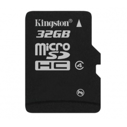 32GB MICROSDHC CLASS 4 FLASH CARD SINGLE PACK W/O ADAPTER [Item Discontinued]
