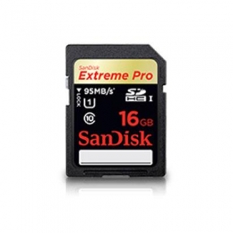 Extreme Pro SDHC UHS-I 16GB [Item Discontinued]