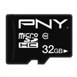 PNY Flash Memory SDUHC32G10 32GB Icro SDHC Class 10 BULK in Trays no CC [Item Discontinued]