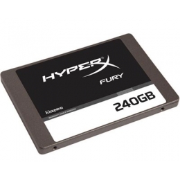 KINGSTON 240GB HYPERX FURY SSD SATA 3 2.5 (7MM HEIGHT) W/ADAPTER [Item Discontinued]