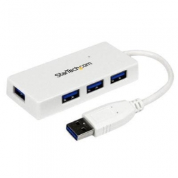 4-Port USB 3.0 Hub White [Item Discontinued]