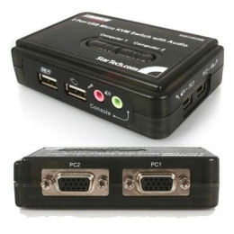 2-Port MIni USB KVM Kit w Cable [Item Discontinued]