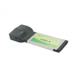 SYBA IO Card SY-EXP20055 USB 3.0 2.0 ExpressCard 34mm for Laptop PC Retail [Item Discontinued]
