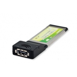 SYBA IO Card SY-EXP50028 eSATA USB2.0 2-in-1 Port Notebook ExpressCard JMB360 Retail [Item Discontinued]