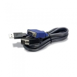TRENDnet Cable TK-CU06  USB KVM Cable 6-Feet USB 1.1 Type A Black [Item Discontinued]
