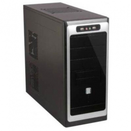 EPower Case TP-6208BB-450 7U Mid Tower 4/1/(6) USB Audio Microphone Fan ATX/microATX Black Retail [Item Discontinued]