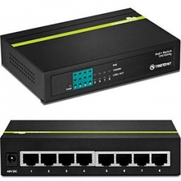 8 Port Gig PoE GREENnet Switch [Item Discontinued]