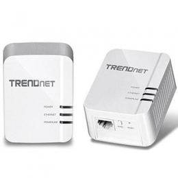 TRENDnet Network TPL-420E2K Powerline 1200 AV2 Adapter Kit Retail [Item Discontinued]