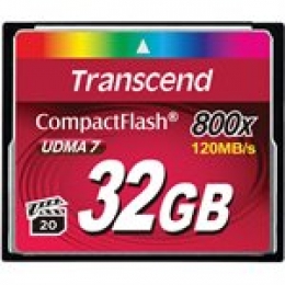 TRANSCEND 32GB CF CARD (800X) [Item Discontinued]