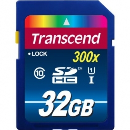 TRANSCEND 32GB SDHC Class 10 UHS-I 300x (Premium) [Item Discontinued]