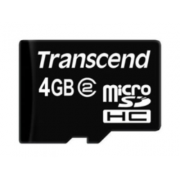 4GB MICRO SDHC  (CLASS 2) NO BOX & ADAPTER [Item Discontinued]