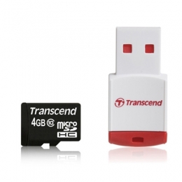 4GB MICRO SDHC WITH RDP3 CARD READER [Item Discontinued]