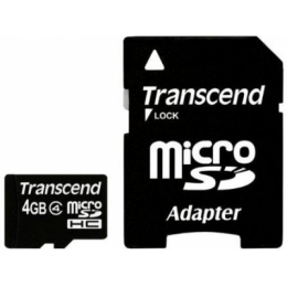 4GB MICRO SDHC WITH ADAPTER (CLASS 4) [Item Discontinued]