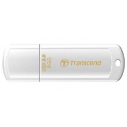 Transcend 8GB JetFlash 730 USB 3.0 Flash Drive - White [Item Discontinued]