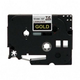 Gold on Black 1/2 Tape [Item Discontinued]