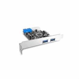 Vantec IO Card UGT-PC345 4-Port SuperSpeed USB 3.0 PCI Express Host Card with Internal 20-Pin Retail [Item Discontinued]