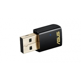 Asus Network USB-AC51 Dual-Band Wireless-AC600 802.11ac Wi-Fi USB2.0 Adapter Retail [Item Discontinued]