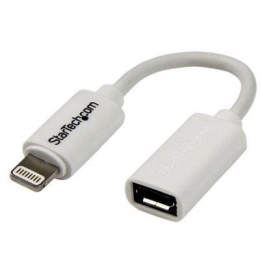 Micro USB Lightning Adaptr White [Item Discontinued]