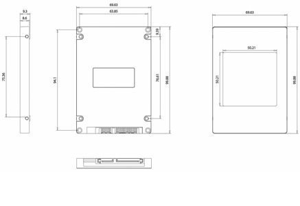 SATA DOM Vertical Disk on Module