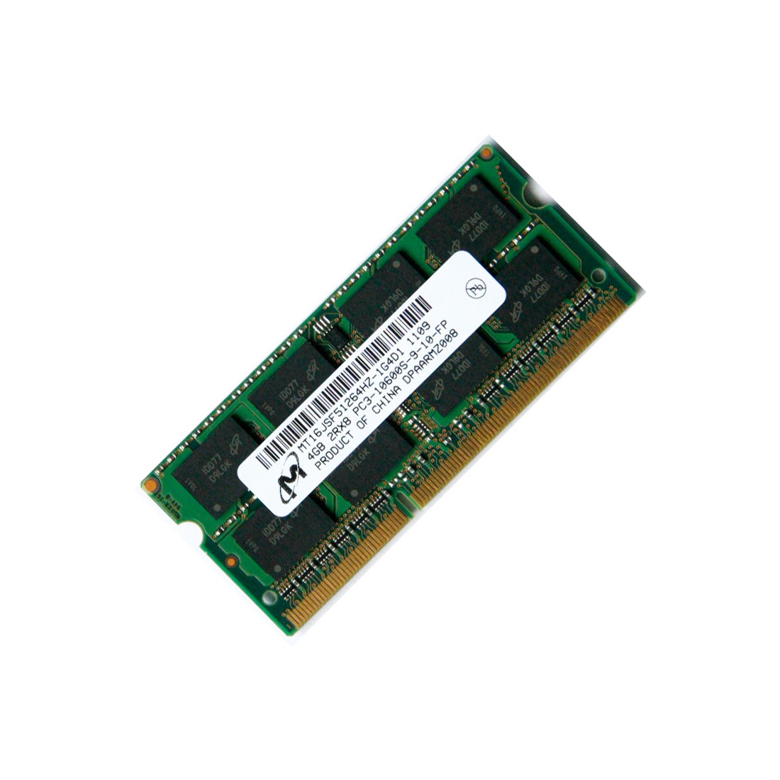 SOD1333NS3C94GBQ // 4GB SODIMM DDR3 PC3-10600 1333Mhz CL9 204PIN 256X8
