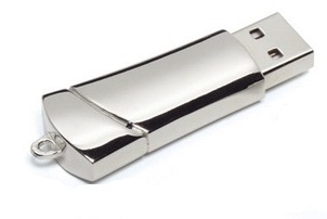 USB Promo Rounded Metal Usb drive